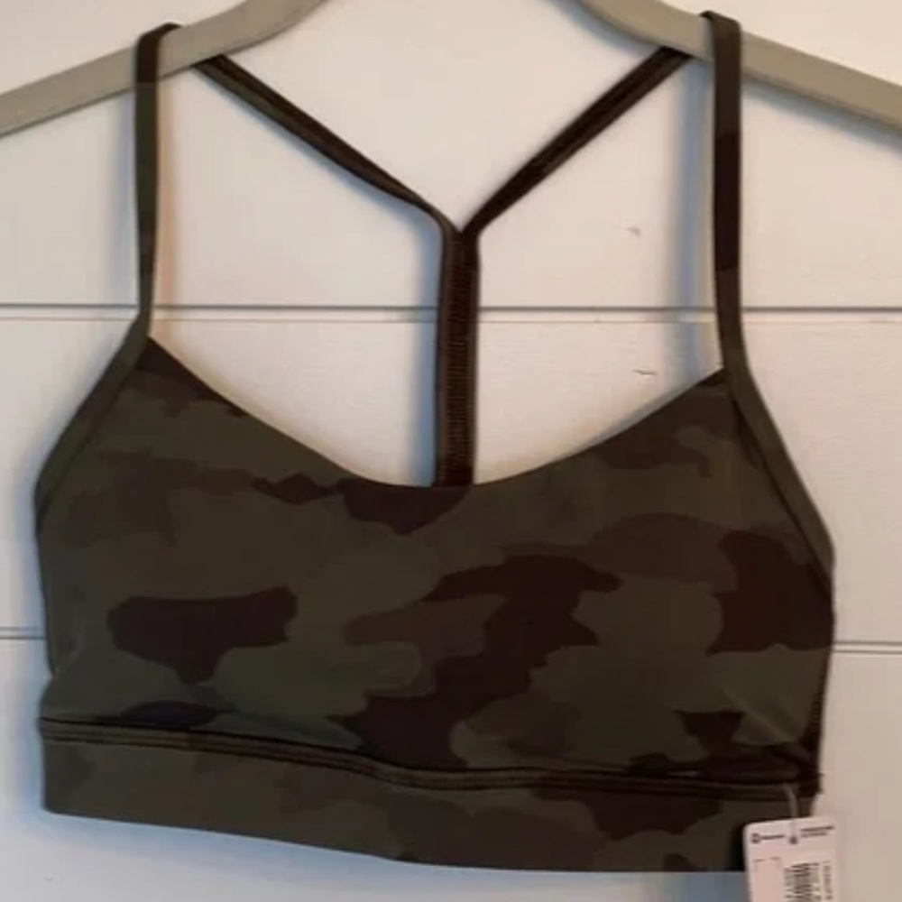 Camo Lululemon Flow Y Bra